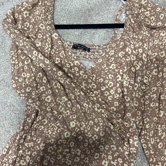 Brown Final Touch mini dress - Picture 4 of 4